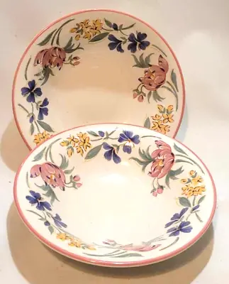 Buy 2x  Staffordshire Tableware Chelsea Floral Chintz Cereal Bowls • 10£