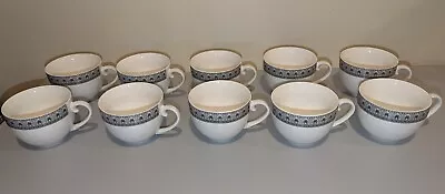 Buy Lot Of 10 Martha Stewart MSE Cups Greek Vase Mugs Black & White • 38.45£