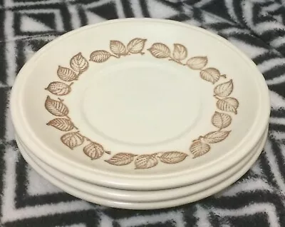 Buy 3x Biltons Floral Pattern Saucers Yellow Brown Approx 5½ Ins Wide • 7.99£