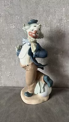 Buy Nao By Lladro Porcelain Clown Figurine - ‘A Flower For My Lady’ • 18.75£