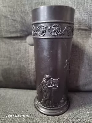 Buy Antique Wedgwood BLACK Basalt Cylindrical  6.5   Spill Vase, 19th Century EUC • 71.50£