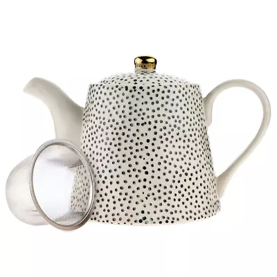 Buy Upper Street 1L Carnaby Ceramic 4 Cup Teapot With Stainless Steel Infuser • 20£