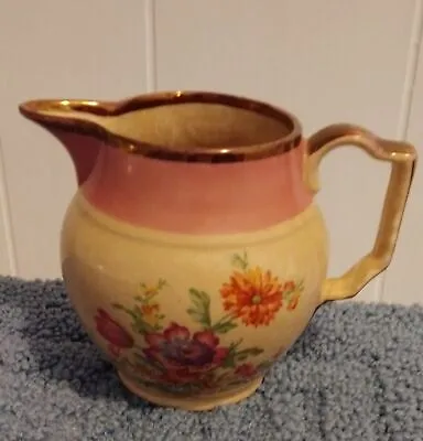Buy Vintage Handpainted Gray's Pottery Pitcher Stoke-on-trent England • 24.12£