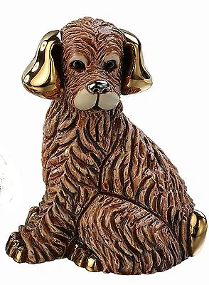 Buy De Rosa Brown Dog Figurine F189 NEW In Gift Box  • 58£