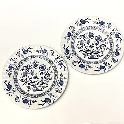 Buy SET OF 2 J & G Meakin Blue Nordic Classic England Ironstone Dinner Plate 10” • 22.87£