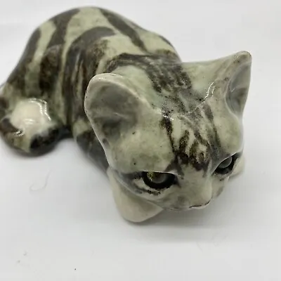 Buy Vintage  Pottery Winstanley Cat Kitten Glass Eyes England Beautiful! • 80.64£