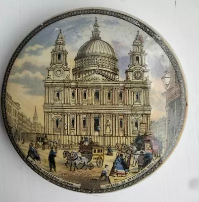 Buy Rare Prattware Pot Lid Entered At Stationers Hall St Paul's Cathedral London • 75£