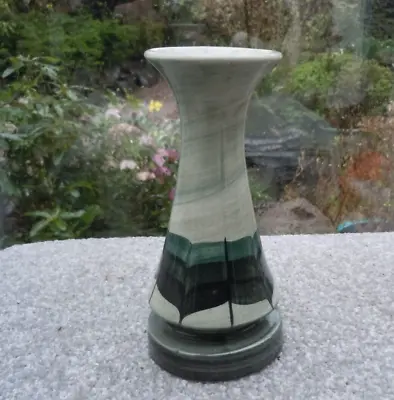 Buy Jersey Pottery Vase Mid Century Green 17cm • 9.50£