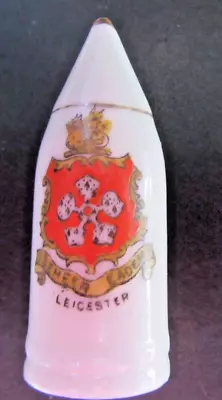Buy Arcadian Crested China, Vintage Shell With Leicester Crest • 15£