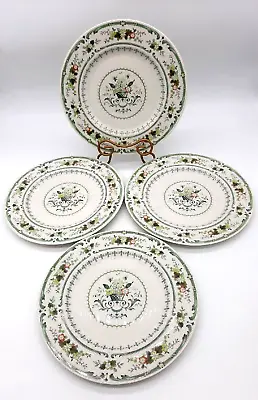 Buy Royal Doulton PROVENCAL 10.5  Dinner Plate Set 4Pc Basket Floral TC1034 England • 41.24£