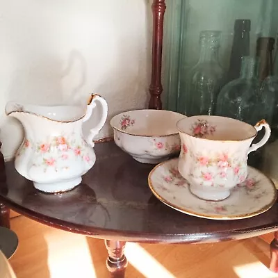 Buy Paragon Vintage  China Tea Cup & Saucer , Milk Jug, Sugar Bowl 'Victoriana Rose • 35£
