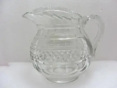 Buy Antique Victorian Large Irish Cut Glass/Crystal Water Jug (1.55kg) • 44.99£