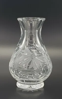 Buy Vintage ROYAL BRIERLEY  CORNFLOWER  Pattern Lead Crystal Bud Vase  • 20£
