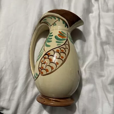 Buy MYOTT Son & Co Dante Jug Vase Art Deco 1930s Pottery Pitcher Vintage Handpainted • 59.99£