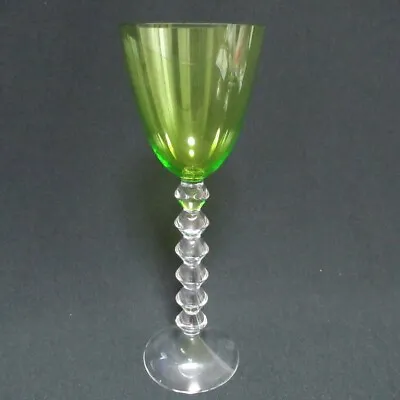 Buy Baccarat Vega Fortissimo Crystal Glass Bright  Green No Box • 156.17£