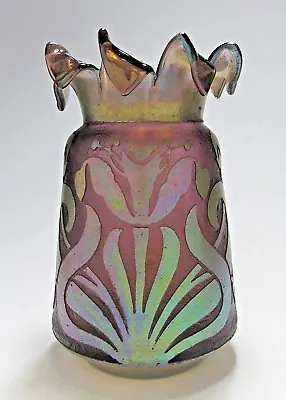 Buy Rare KRALIK Iridescent Etched Cameo Art Glass Vase Ca.1900 Loetz Rindskopf Era  • 1,337.86£