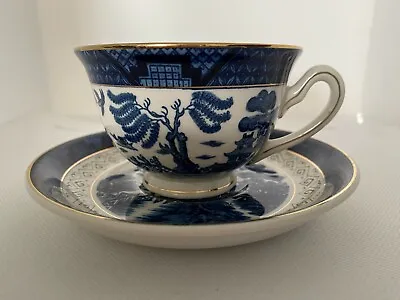 Buy Nikko Japanese Ironstone Double Phoenix - Blue Willow Pattern - Cup And Saucer • 15.99£