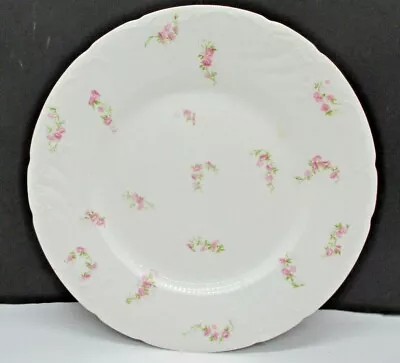 Buy Vintage BOOTHS Staffordshire England DINNER PLATE, Pink Flowers ~ 10   • 12.45£