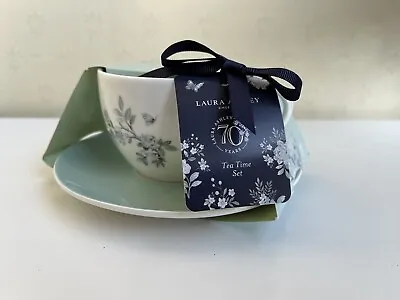 Buy Laura Ashley Fine Bone  China Cup & Saucer Floral BRAND NEW • 18.99£
