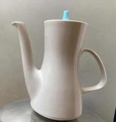 Buy Poole Pottery Twintone Sky Blue / Dove Grey Coffee Pot (H 21.5 Cm) • 4£