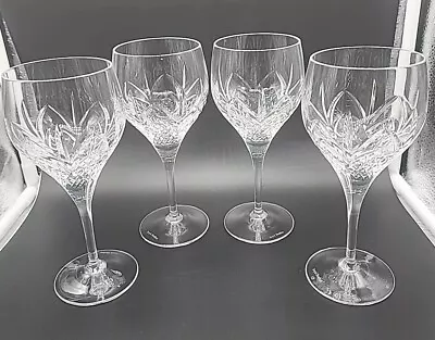 Buy Royal Doulton Crystal Water Goblets / Wine Ascot 7-3/4” 10 Oz. Set Of 4 • 27.96£