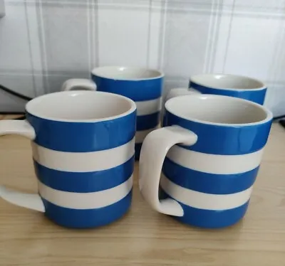 Buy Cornishware Blue And White Set Of 4 Mugs • 32.71£