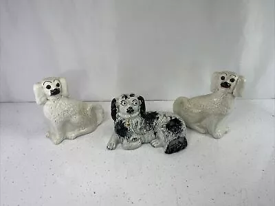 Buy 3x Antique Mantle Dogs #254 • 14.95£