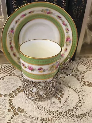 Buy Stunning CAULDON Silver Mounted Cup With Saucer  • 40£