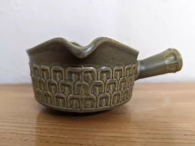 Buy Vintage Wedgwood 1970s Green Cambrian Sauce / Gravy Boat Dual-sided Pouring • 12.99£