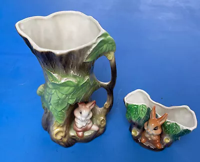 Buy Rabbit Vase/Jug & Vase - Withernsea/Hornsea - Vintage • 10£