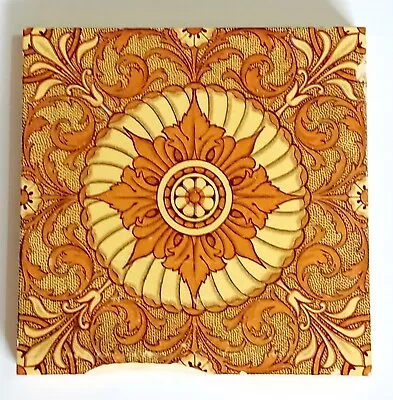 Buy Original Art Nouveau Mintons China Works Antique Fireplace 6  Tile Some Damage • 15£