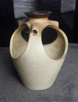 Buy Shelf Studio Halifax Pottery Vase, Brutalist, Potpourri Holder, Beige, Exc. Cond • 16.99£