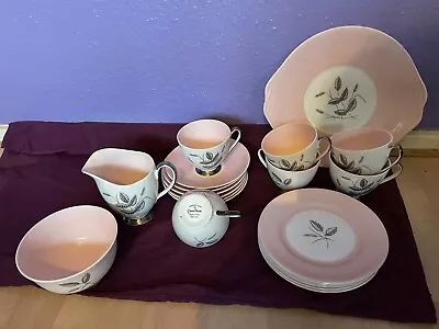 Buy Queen Anne  Harvest Pink  Afternoon Tea Set Fine Bone China. Beautiful Condition • 35£