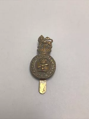 Buy WW1 Royal Devon Yeomanry Cap Badge • 7.50£