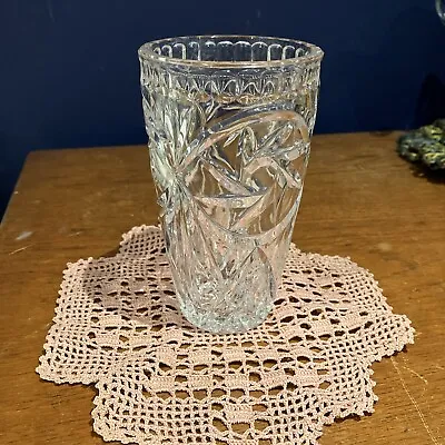 Buy Cut Glass Lead Crystal Small Flower Vase 15cm High • 6.99£