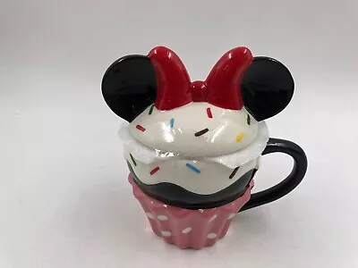 Buy Disney Ceramic 18oz Minnie Mouse Cupcake Coffee Mug AA02B39020 • 39.52£
