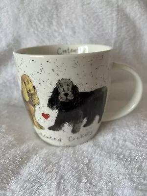Buy Queen’s Contented Cockers Delightful Dogs Fine China Mug Alex Clark  Unused • 9.99£