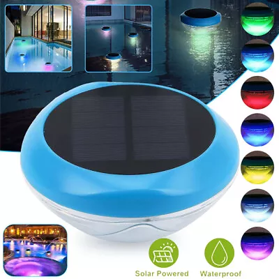 Buy Solar Pond Lights,Waterproof Tub Lights,Floating Pool Lights For Spa RGB Colour • 19.89£