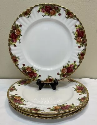 Buy Royal Albert Old Country Roses 10 1/4 Dinner  Plates, Set Of 4 • 43.22£