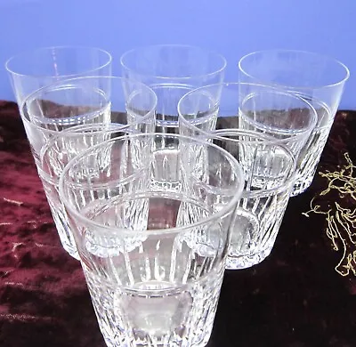 Buy 6 Stuart Crystal Water Glasses / Tumblers 4  High Vintage Cut Glass • 50£