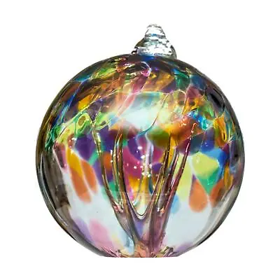 Buy Milford Glass Tree Of Life Globe Multicolour Friendship Hanging Ornament Gift • 19.99£