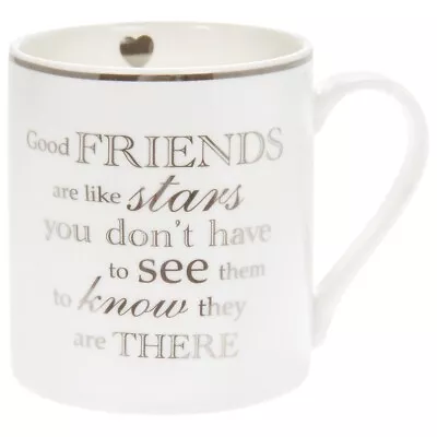 Buy Fine China Mug - Friends Are Like Stars. Lovely Gift For Your Special Friend NEW • 8.95£