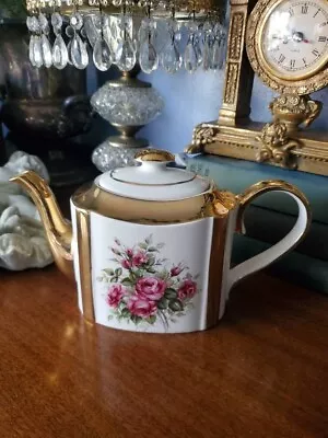Buy Beautiful Arthur Wood England Rose Teapot Floral Design • 51.88£