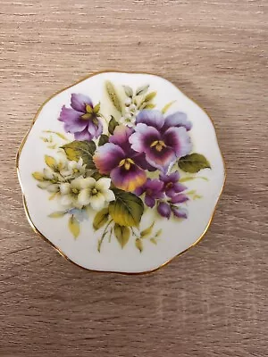 Buy  Fenton Collectable Fine Bone China Pin Soap Trinket Dish Floral Design • 4£