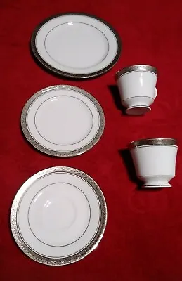 Buy Noritake Crestwood Platinum Porcelain Dinnerware 5 Pc.  • 14.22£