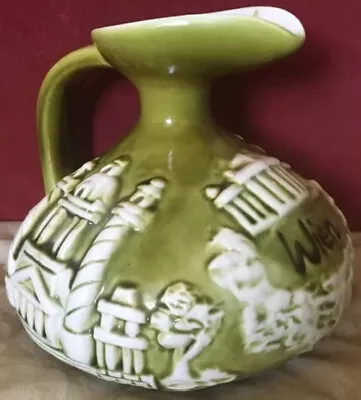 Buy Art Deco Austrian Pottery Jug Relief Decoration Of Viennese Monuments & Sights • 39£