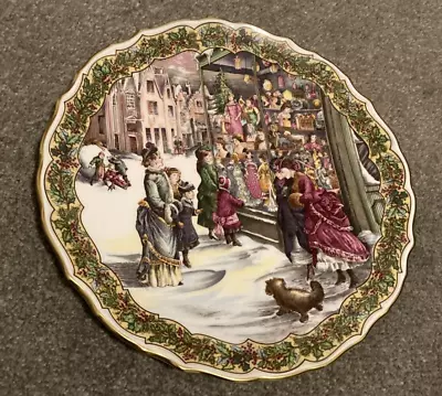 Buy Vintage Spode Victorian Christmas Series 9  Plate No. 4  Christmas Shopping  • 24£