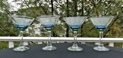 Buy 4 Martini Glasses EXC • 38.54£