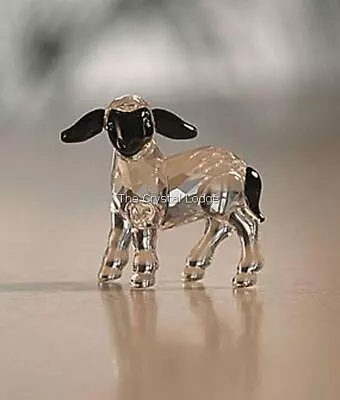 Buy Swarovski Crystal Little Black Faced Lamb 654305 Mint Boxed Retired • 75£