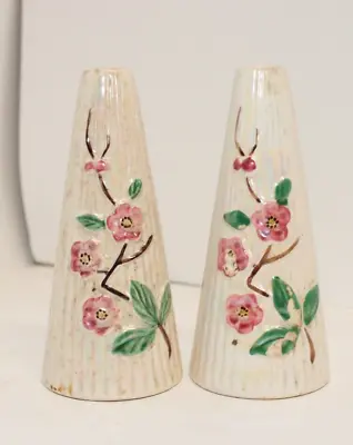 Buy Vintage Maling Luster Ware, Blossom Design Salt And Pepper Pots Made In The 1950 • 4.99£